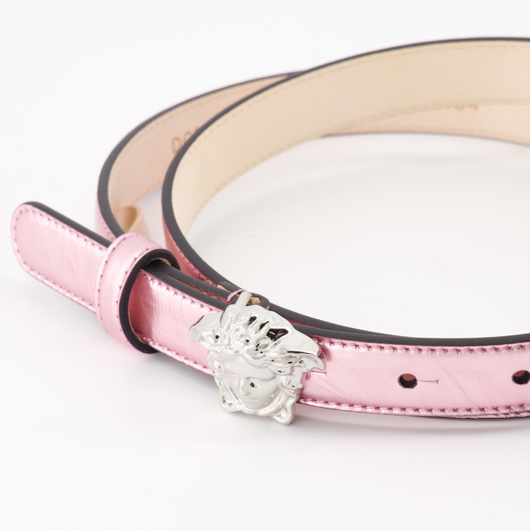 Cintos Ceinture La Medusa Versace Rosa Femme