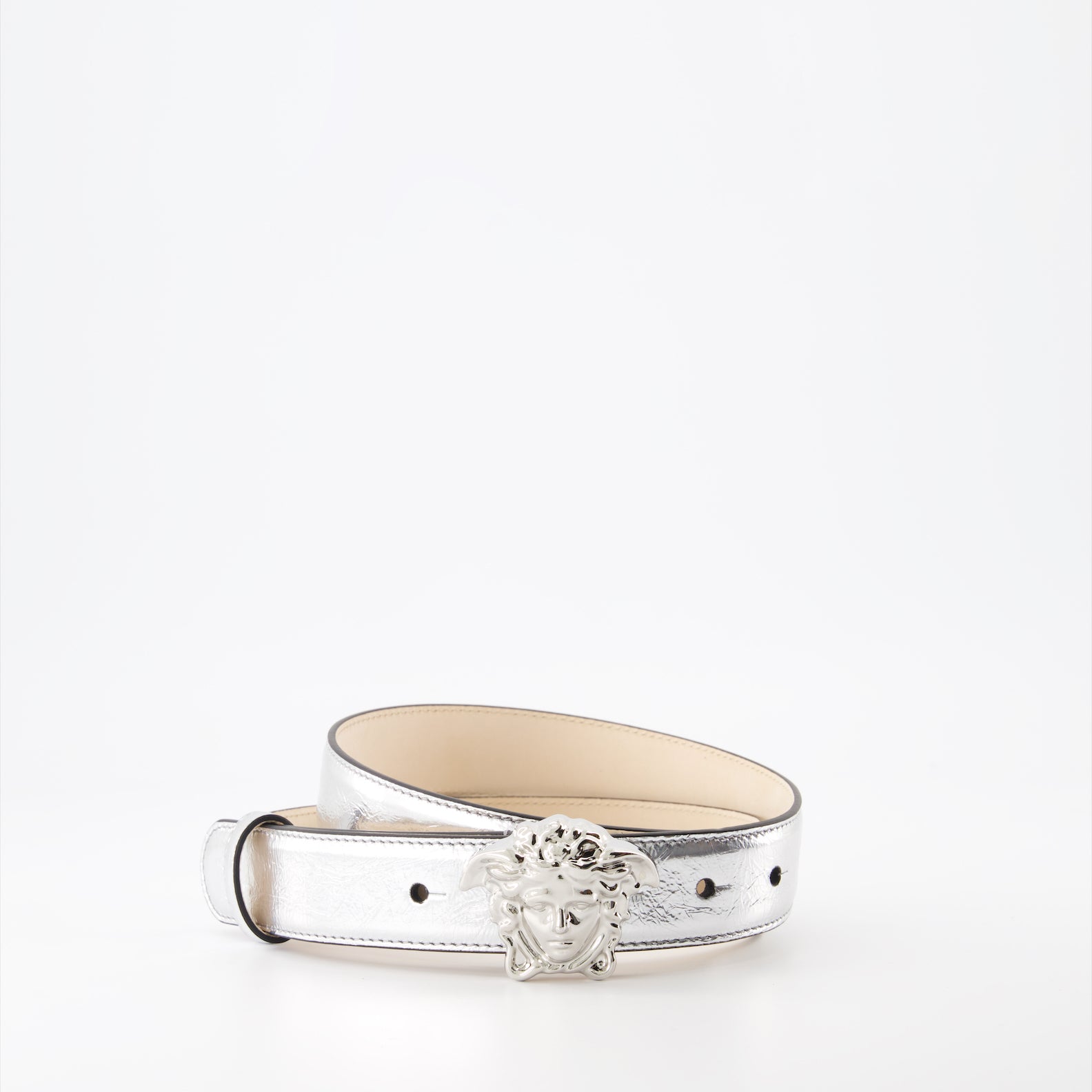 Cintos Ceinture La Medusa Versace Prata Femme