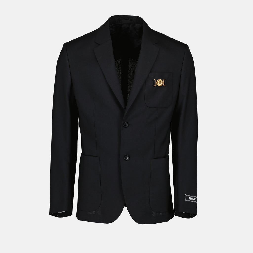 Chaquetas Blazer Medusa Biggie Versace Negro Homme