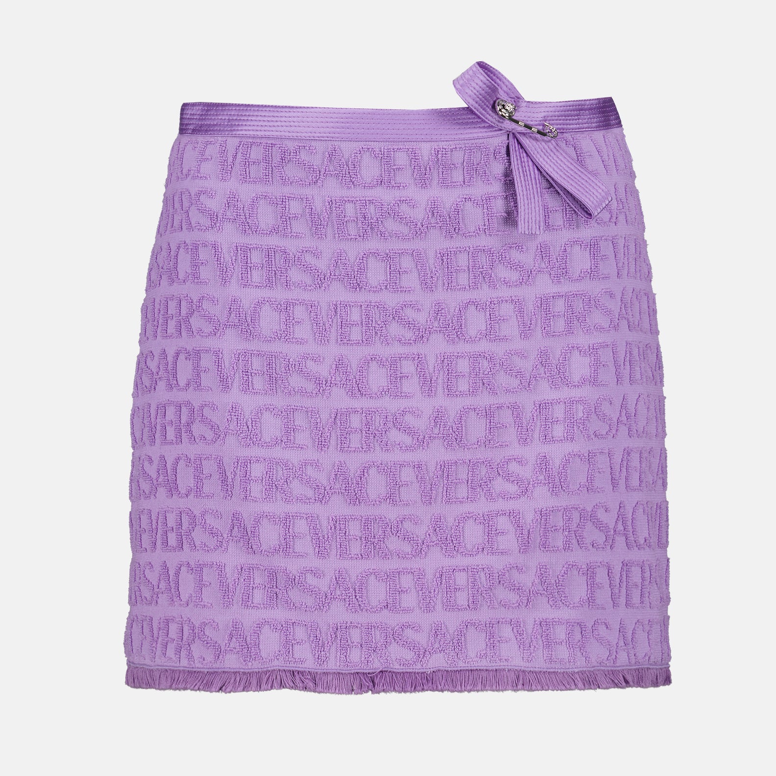 Jupes Mini-jupe Versace Allover Versace Violet Femme