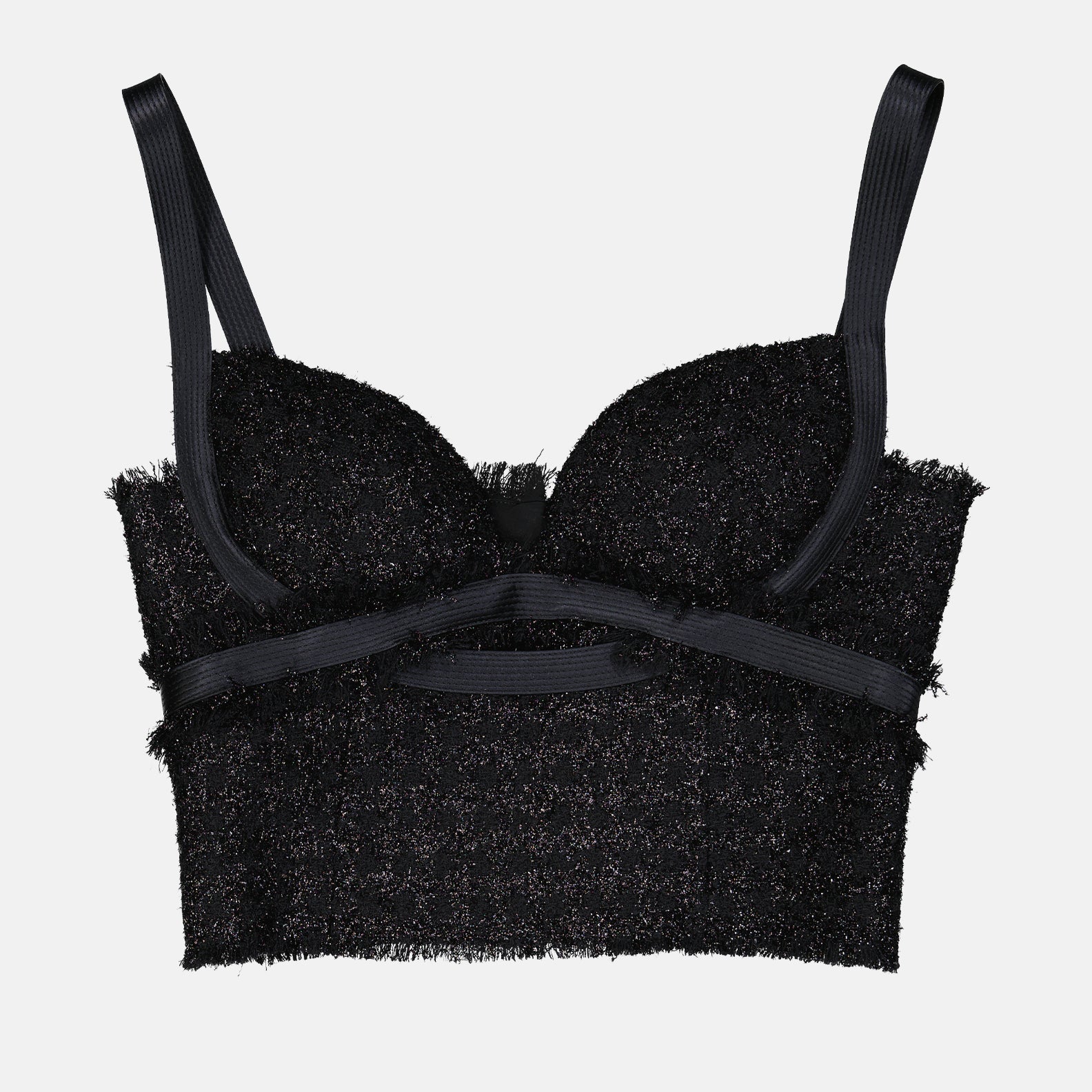 Tops Haut bustier Versace Noir Femme