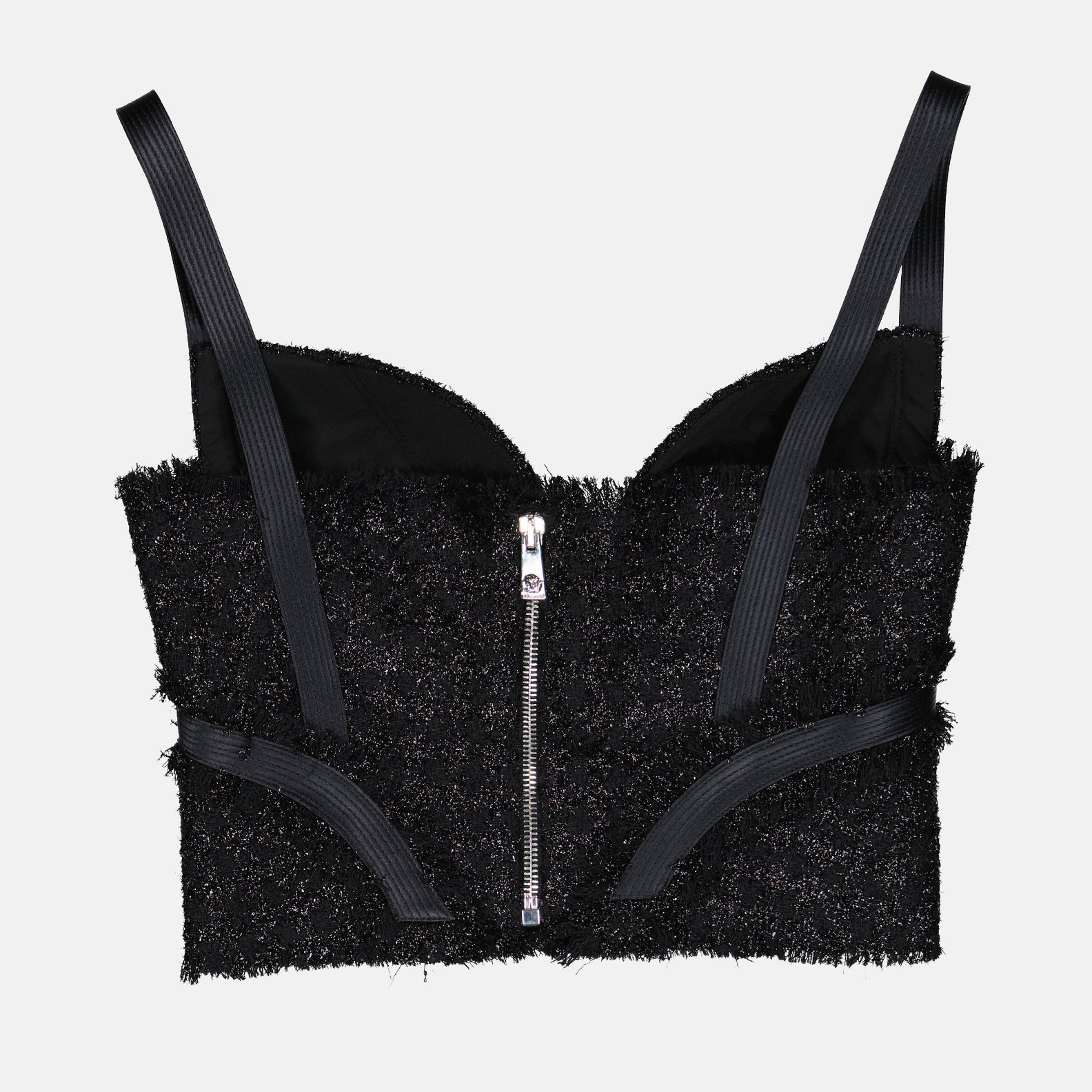 Tops Haut bustier Versace Noir Femme