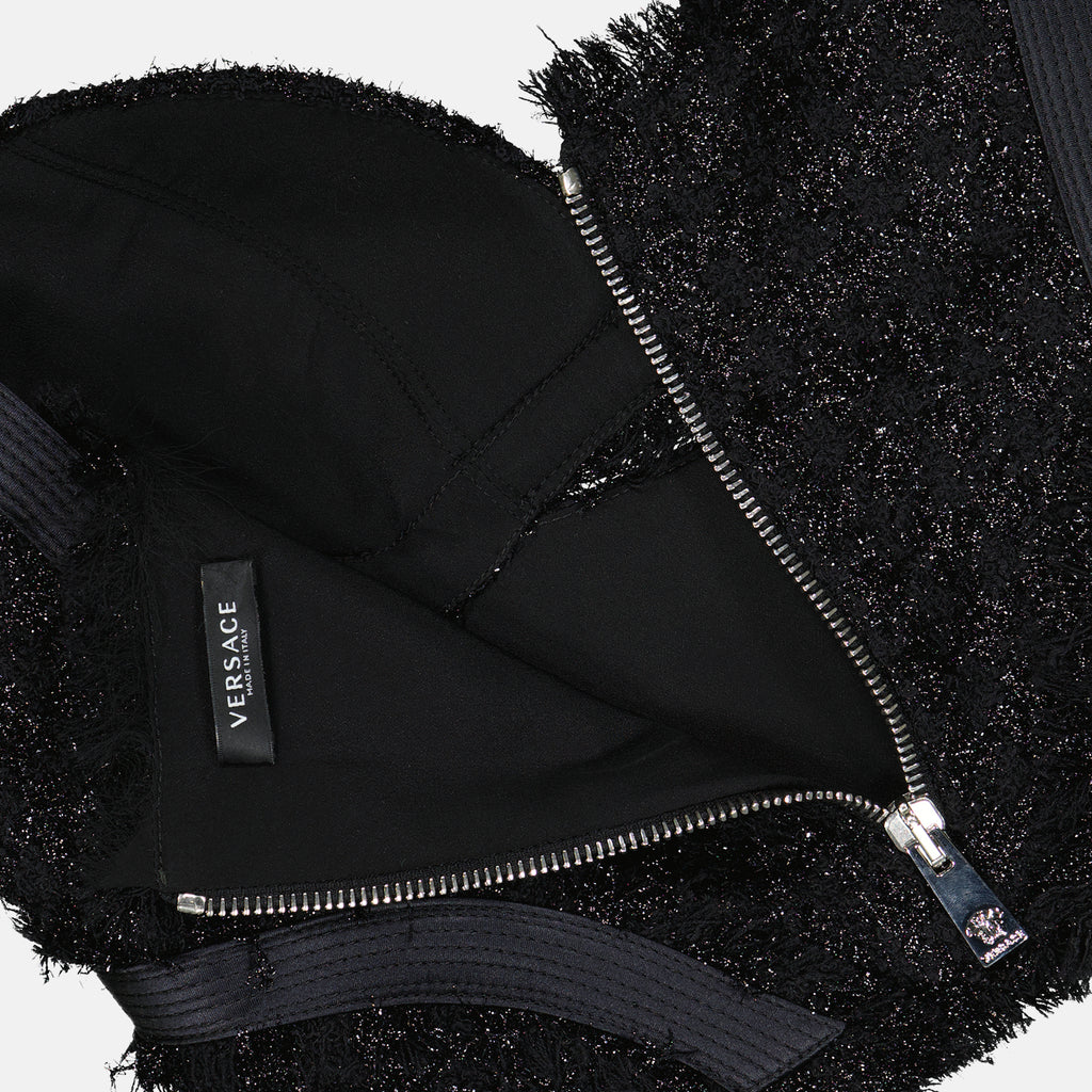 Tops Haut bustier Versace Noir Femme