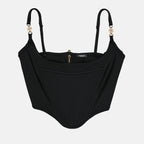 Tops Haut corset Medusa 95' Versace Noir Femme