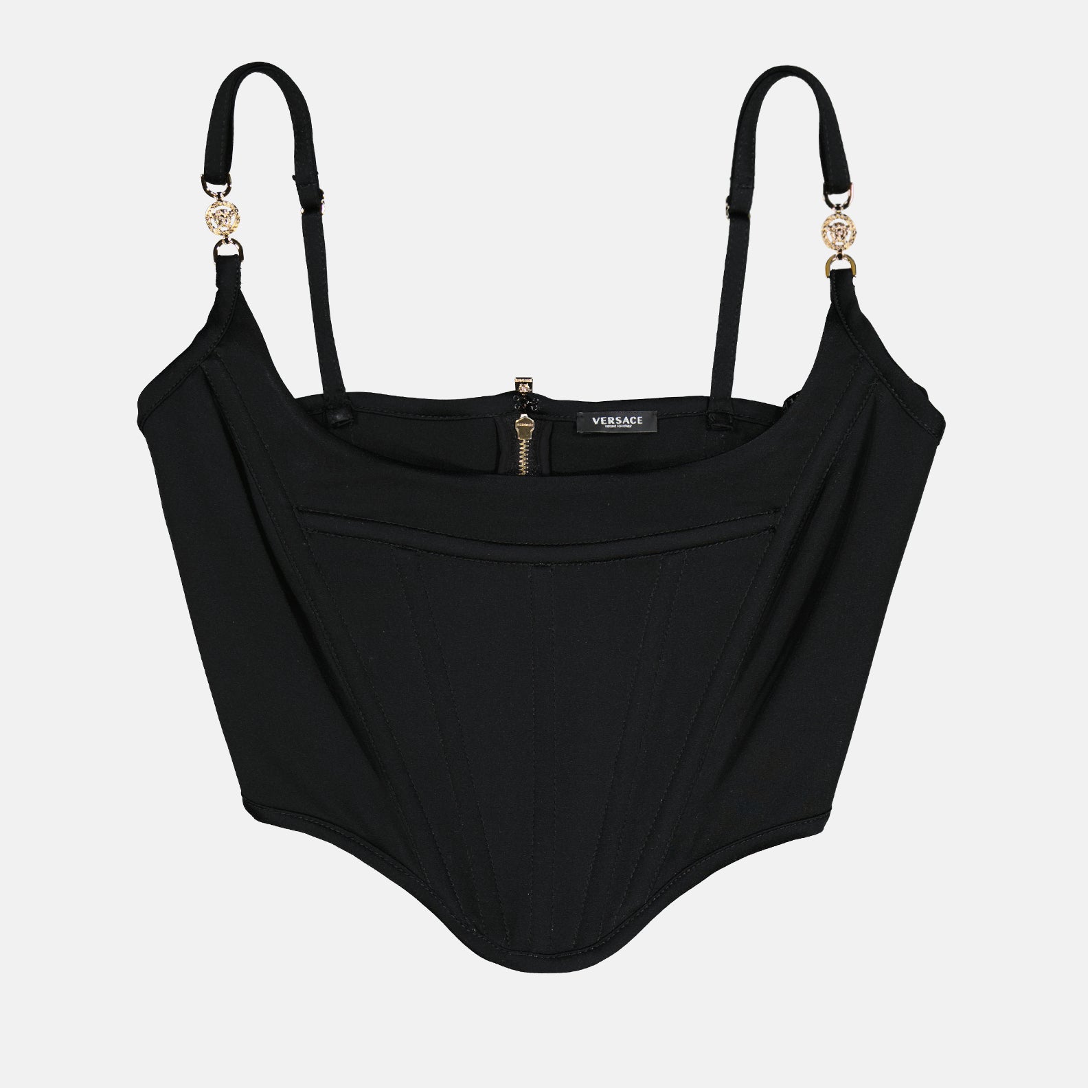 Tops Haut corset Medusa 95' Versace Noir Femme