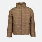 Manteaux Doudoune Versace Allover Versace Marron Homme