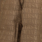 Manteaux Doudoune Versace Allover Versace Marron Homme