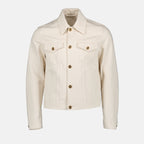 ジャケット メデューサ ビギー デニム ジャケット Versace ベージュ Homme