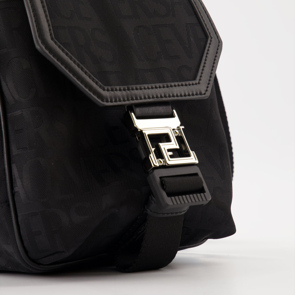 Borse a tracolla Sac à bandoulière Versace Allover Versace Nero Homme