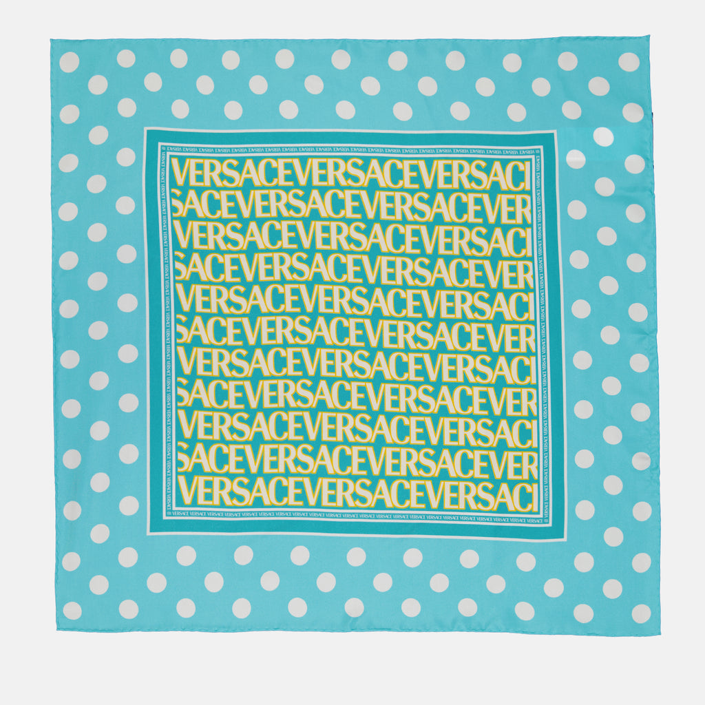 Écharpes, foulards et gants Foulard allover Versace Bleu Femme
