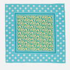 Écharpes, foulards et gants Foulard allover Versace Bleu Femme