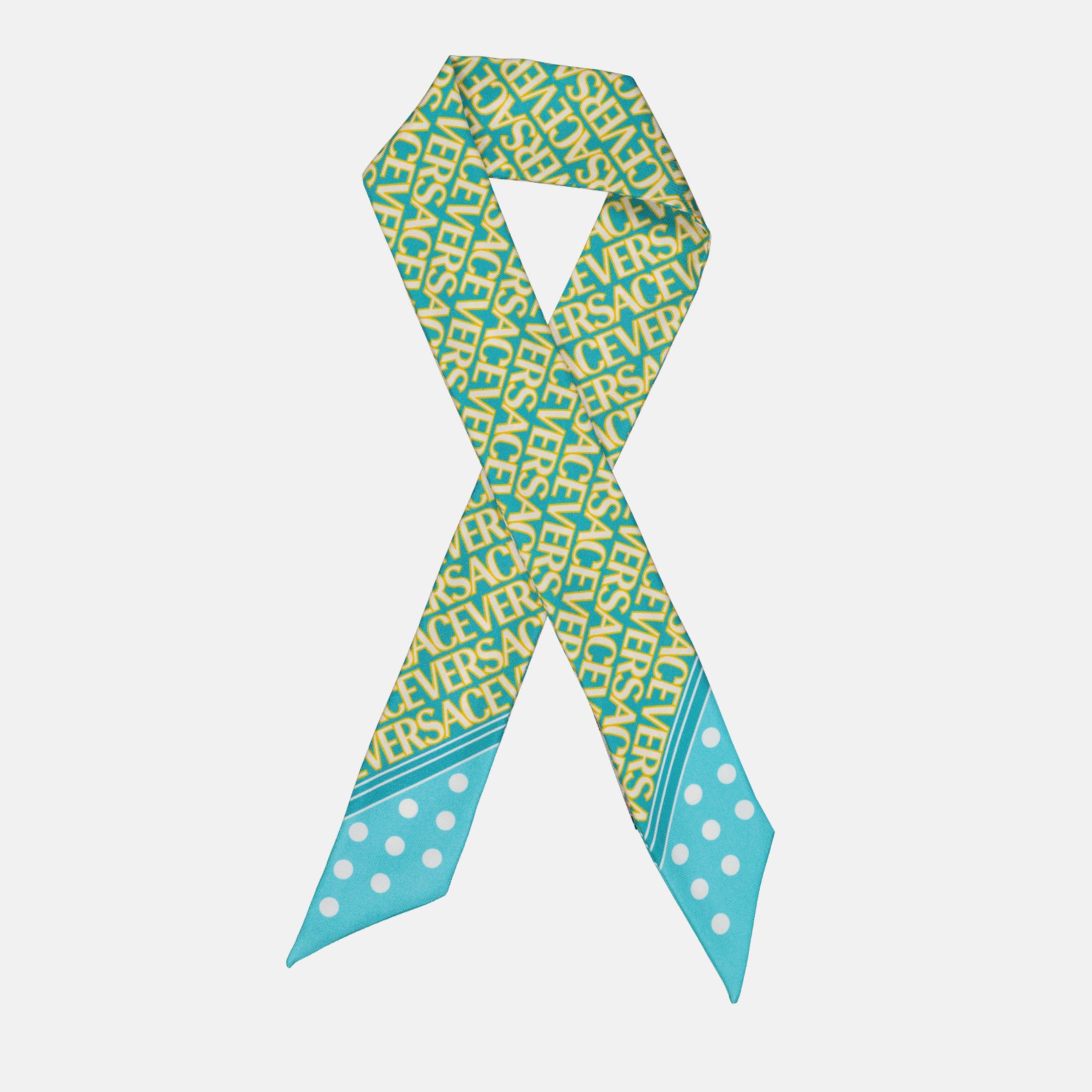 Écharpes, foulards et gants Foulard Versace Allover Versace Bleu Femme