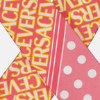 Écharpes, foulards et gants Foulard Versace Allover Versace Rose Femme