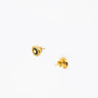 Bijoux Boucles d'oreilles Medusa Versace Noir Femme