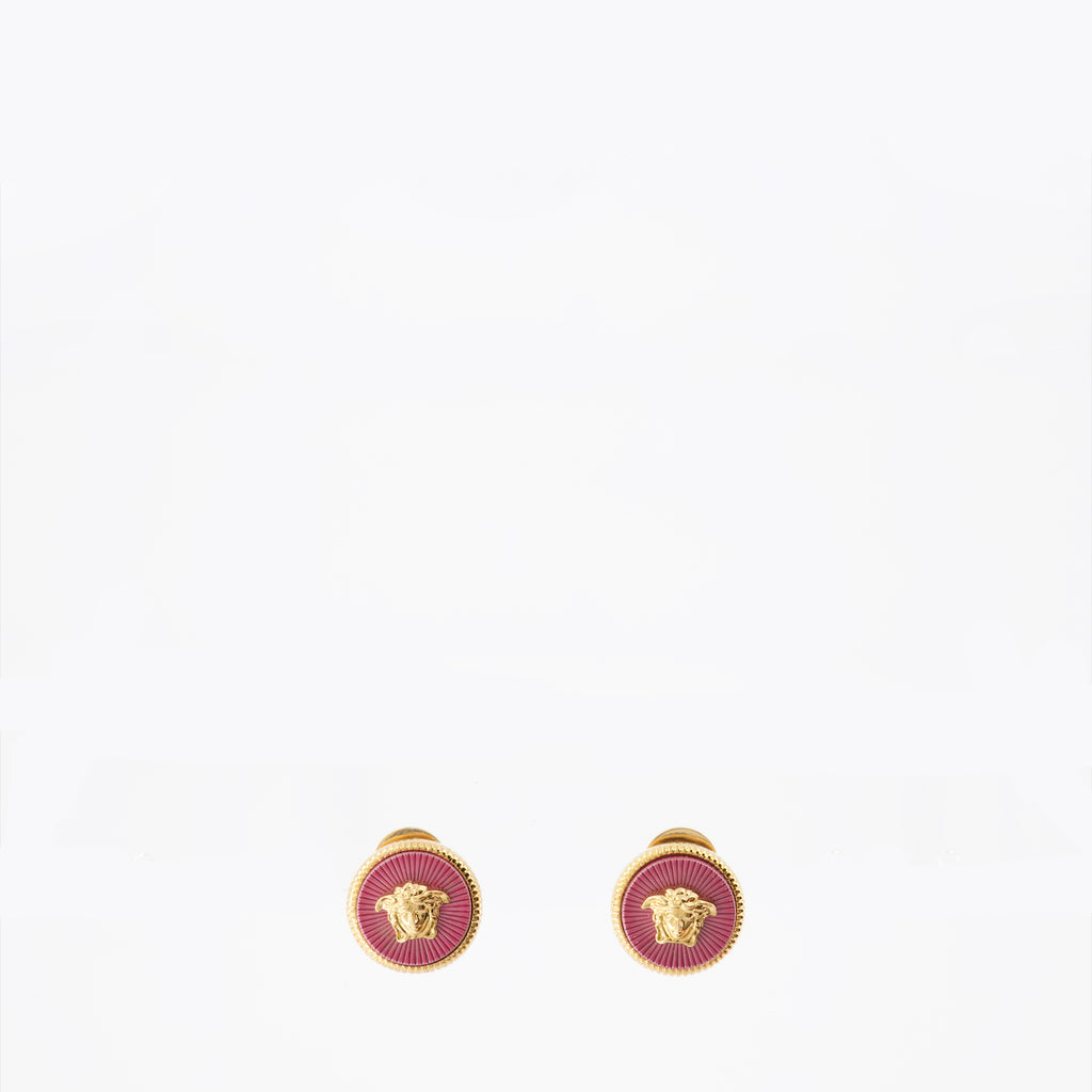 Bijoux Boucles d'oreilles Medusa Biggie Versace Rose Femme