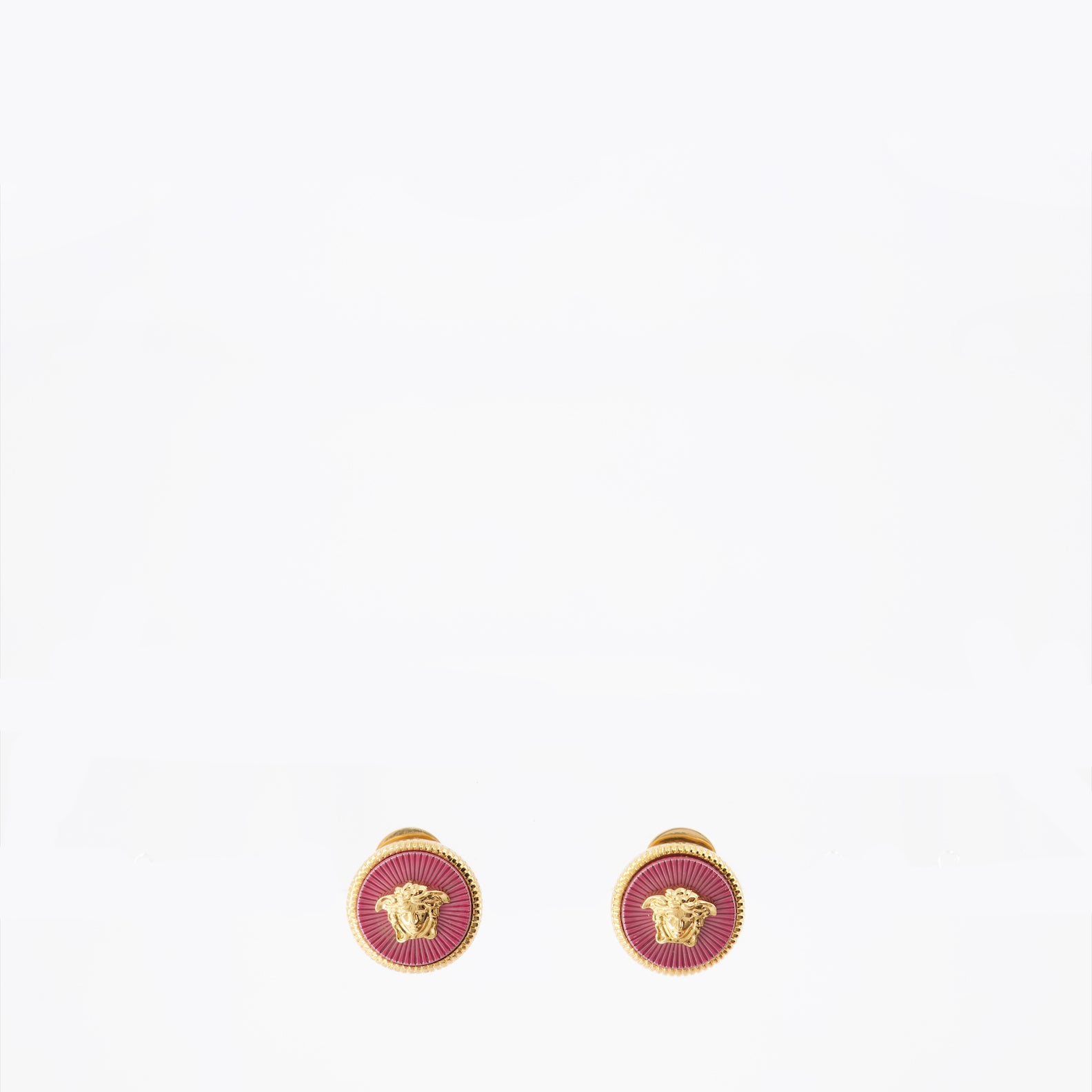 Bijoux Boucles d'oreilles Medusa Biggie Versace Rose Femme