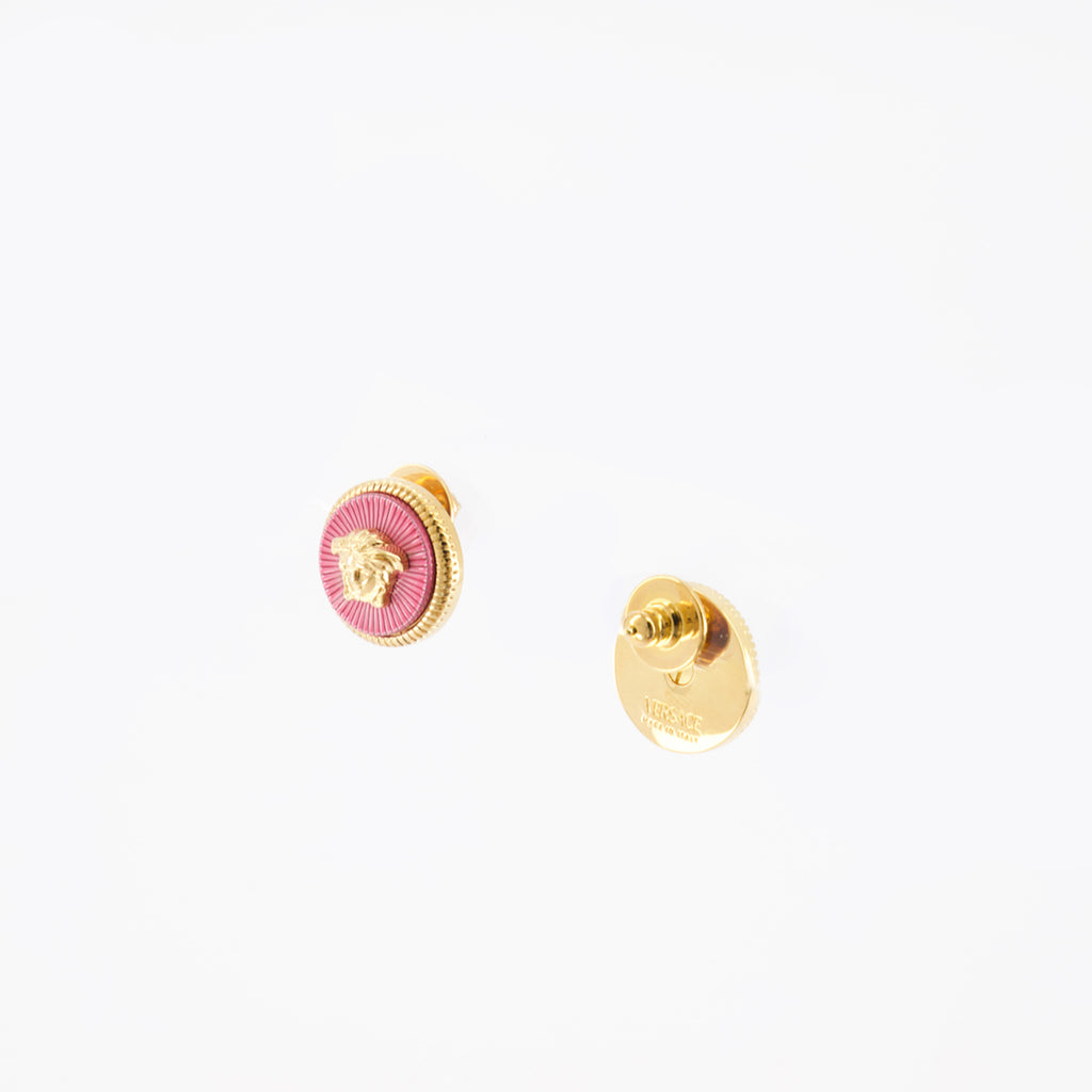 Bijoux Boucles d'oreilles Medusa Biggie Versace Rose Femme