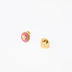Bijoux Boucles d'oreilles Medusa Biggie Versace Rose Femme