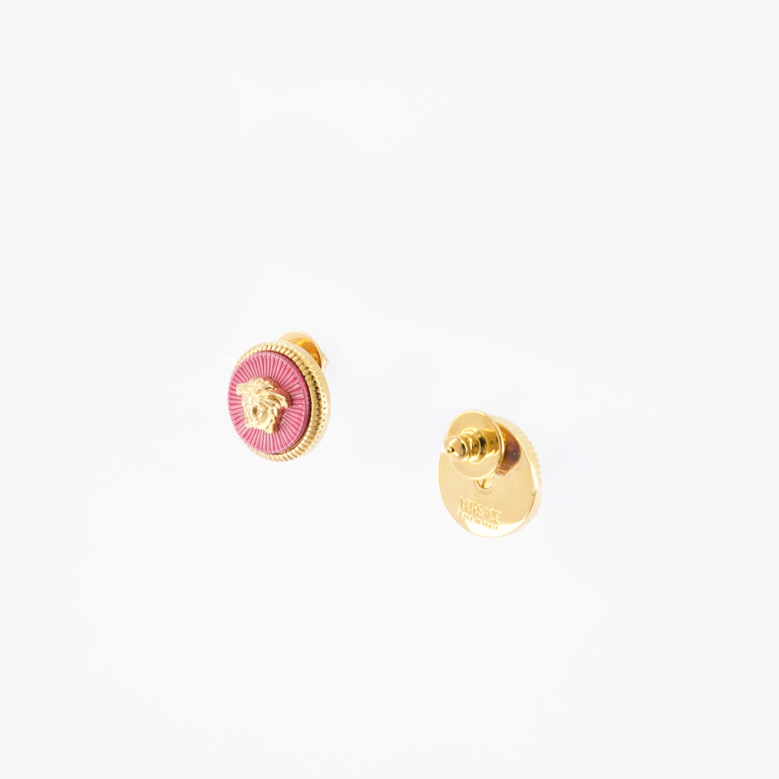 Bijoux Boucles d'oreilles Medusa Biggie Versace Rose Femme