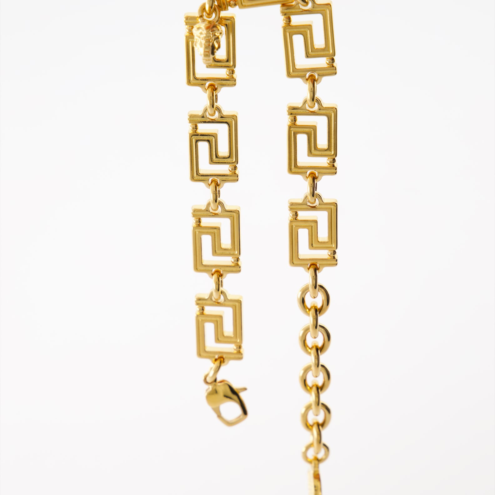 Bijoux Bracelet Greca Versace Doré Homme