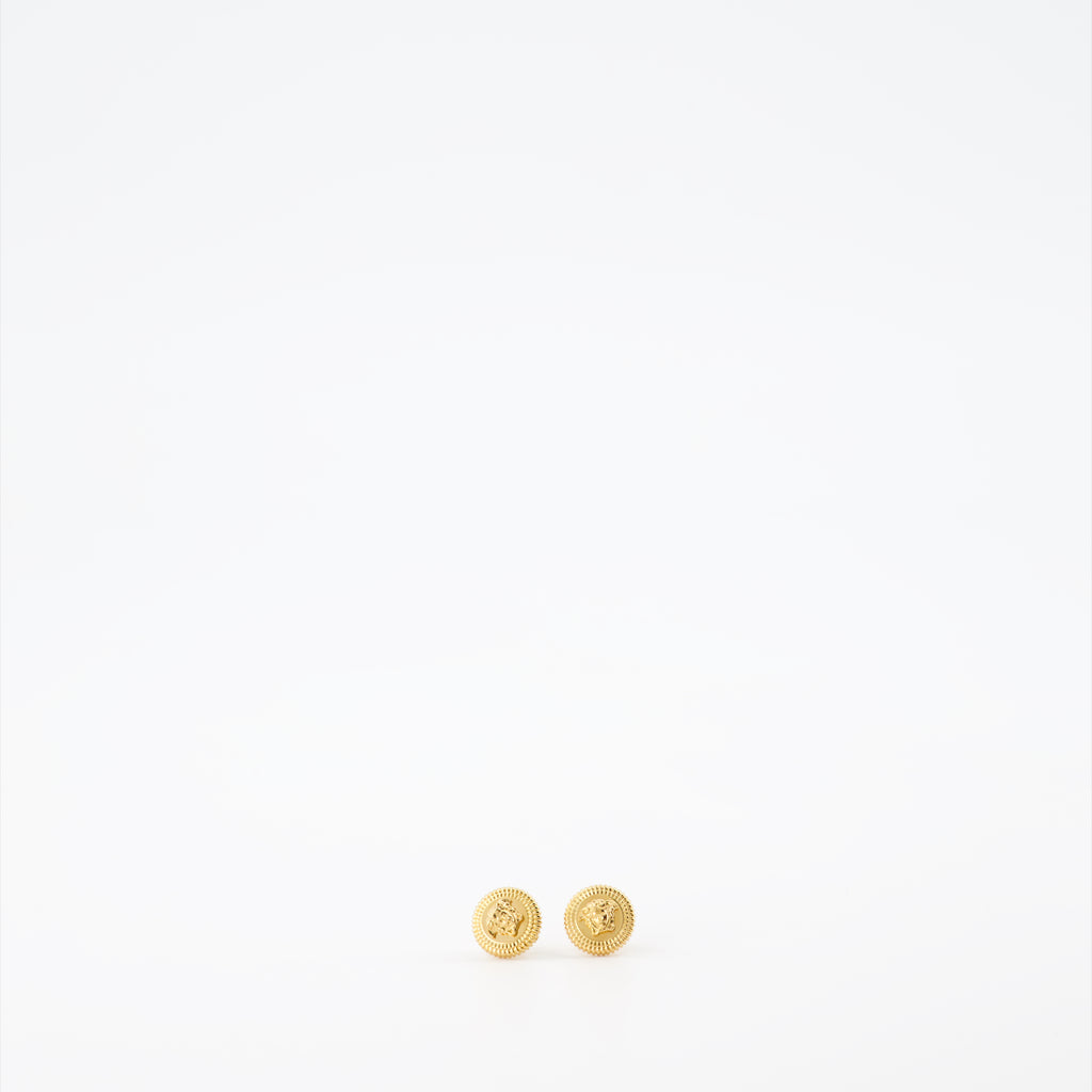Bijoux Boucles d'oreilles Medusa Versace Doré Femme