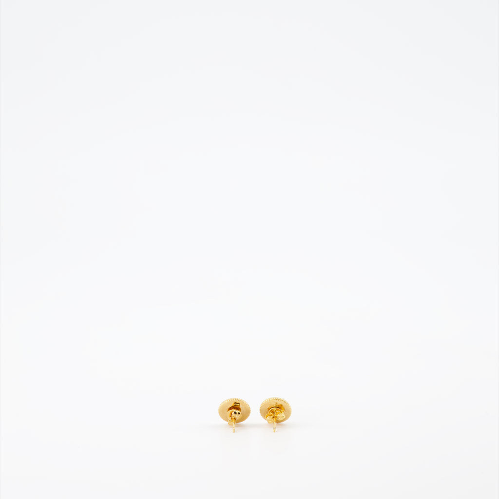 Bijoux Boucles d'oreilles Medusa Versace Doré Femme