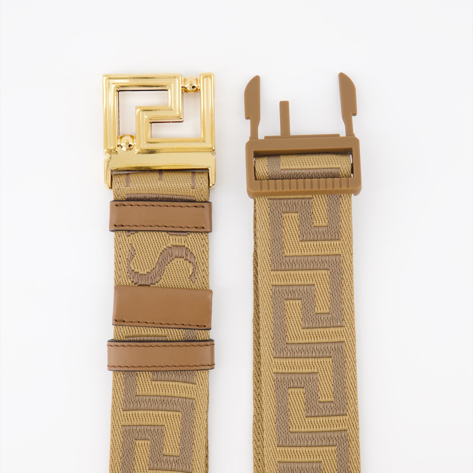 Cintos Ceinture Greca Versace Bege Homme
