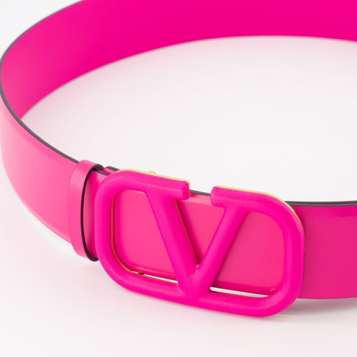 Cintos Ceinture VLogo Valentino Garavani Rosa Femme