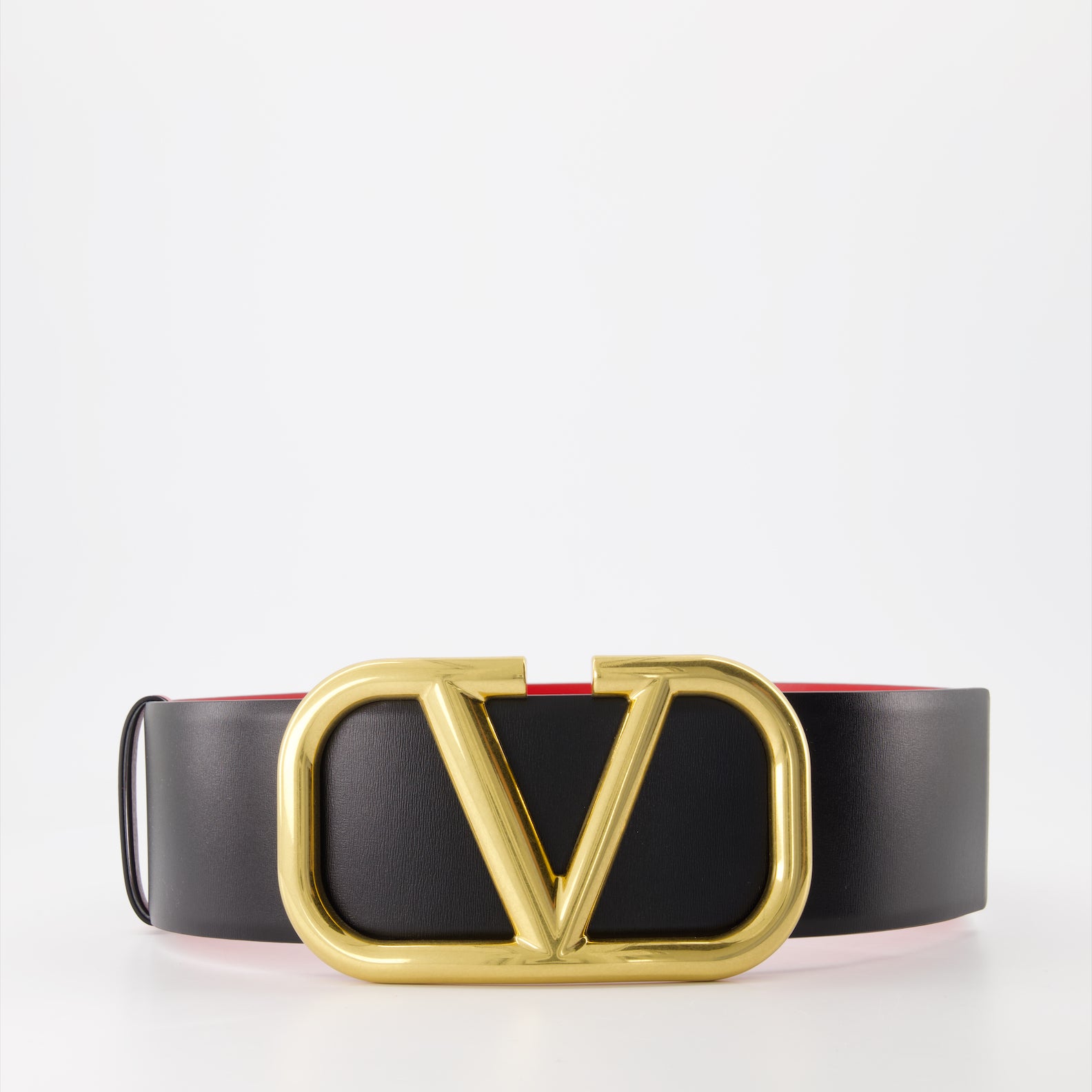 Cintos Ceinture VLogo réversible Valentino Garavani Preto Femme