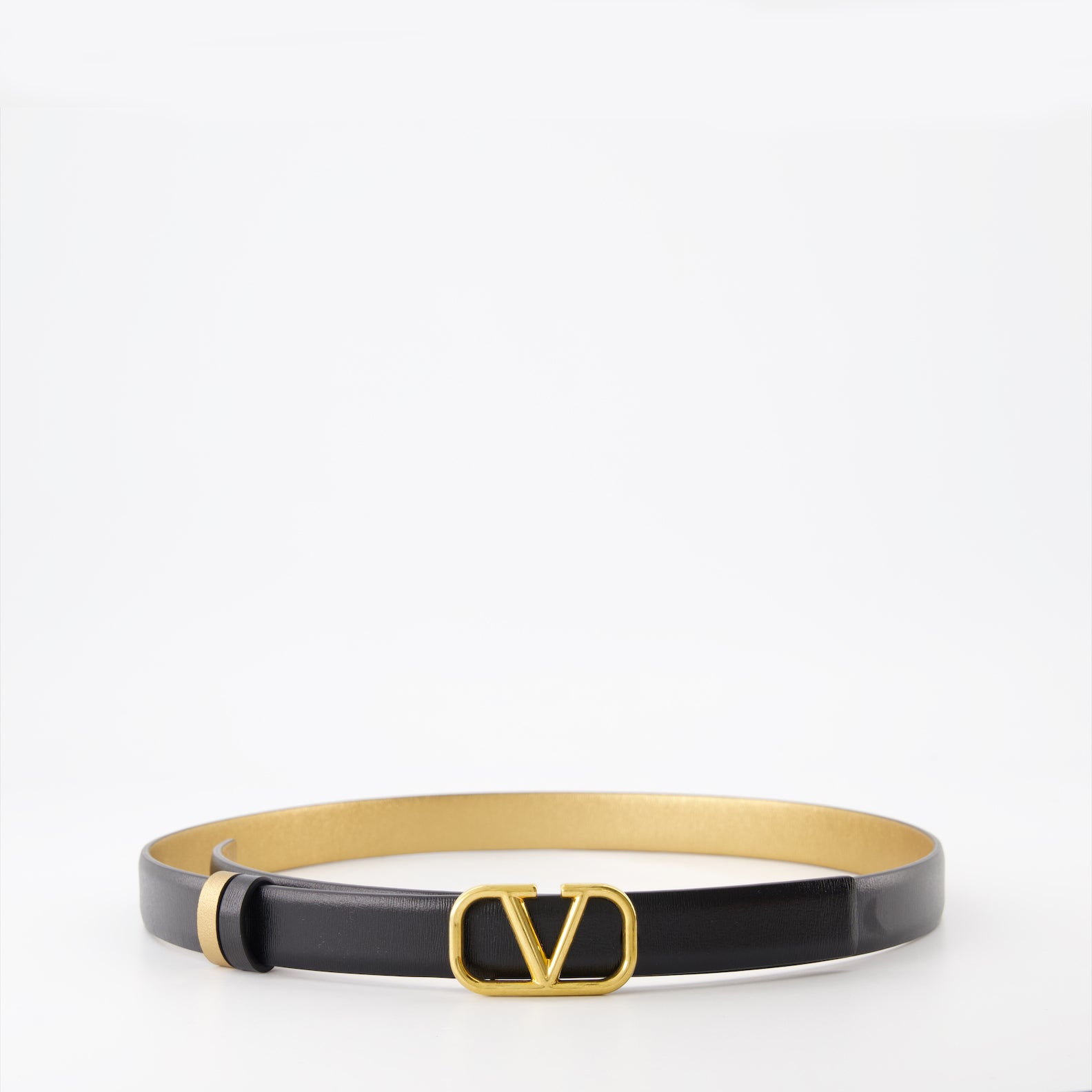 Cintos Ceinture VLogo réversible Valentino Garavani Preto Femme