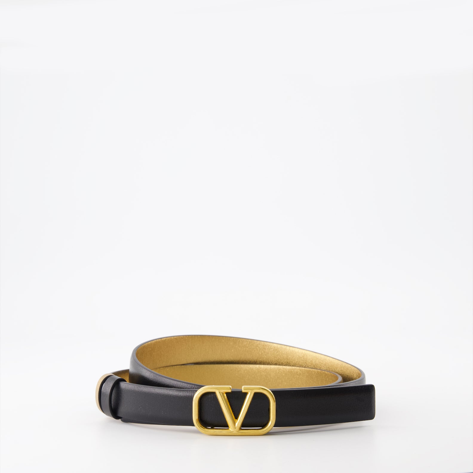 Cintos Ceinture VLogo réversible Valentino Garavani Preto Femme