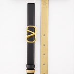 Cintos Ceinture VLogo réversible Valentino Garavani Preto Femme