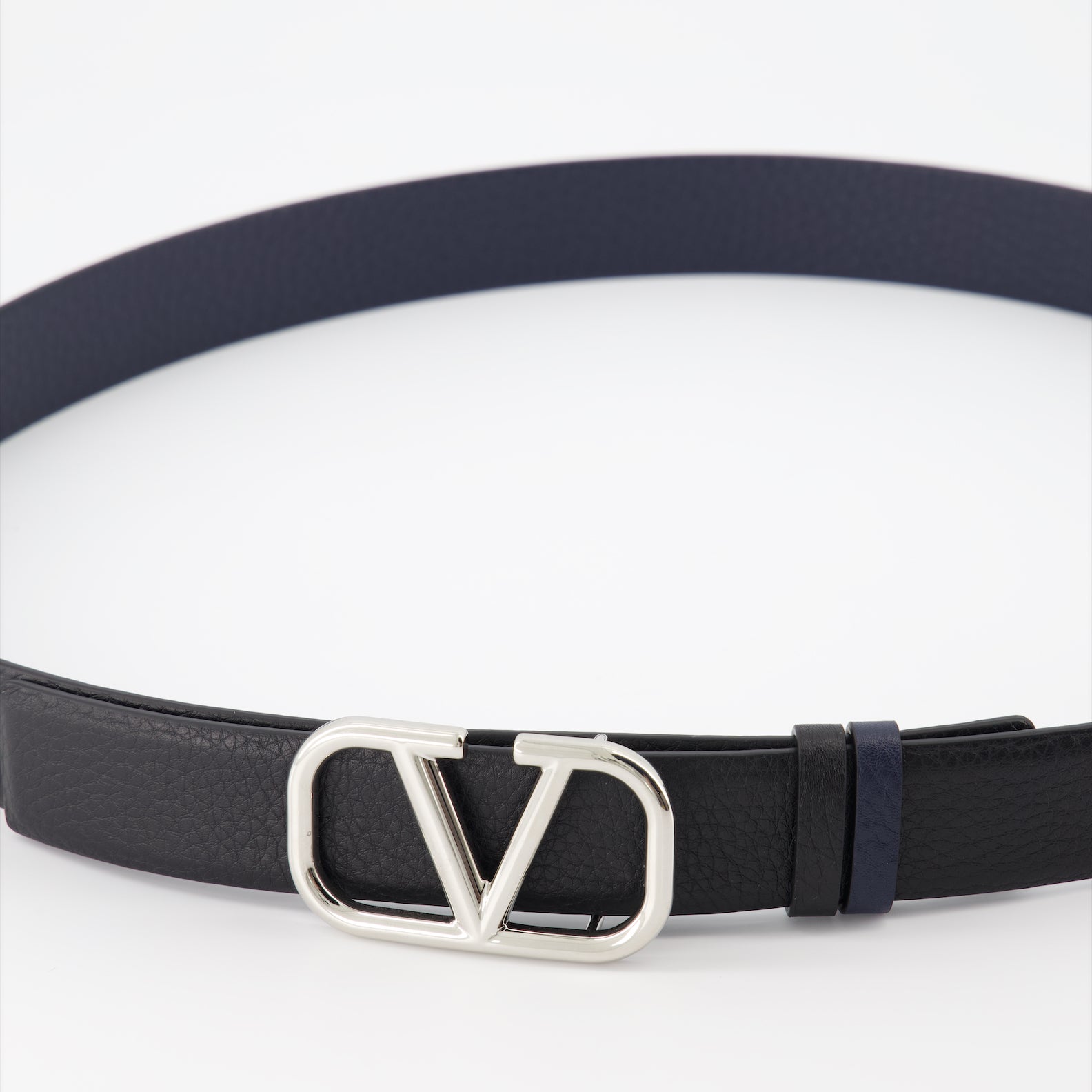 Cintos Ceinture VLogo réversible Valentino Garavani Preto Homme