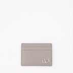 Petite maroquinerie Porte-carte VLogo Valentino Garavani Gris Homme