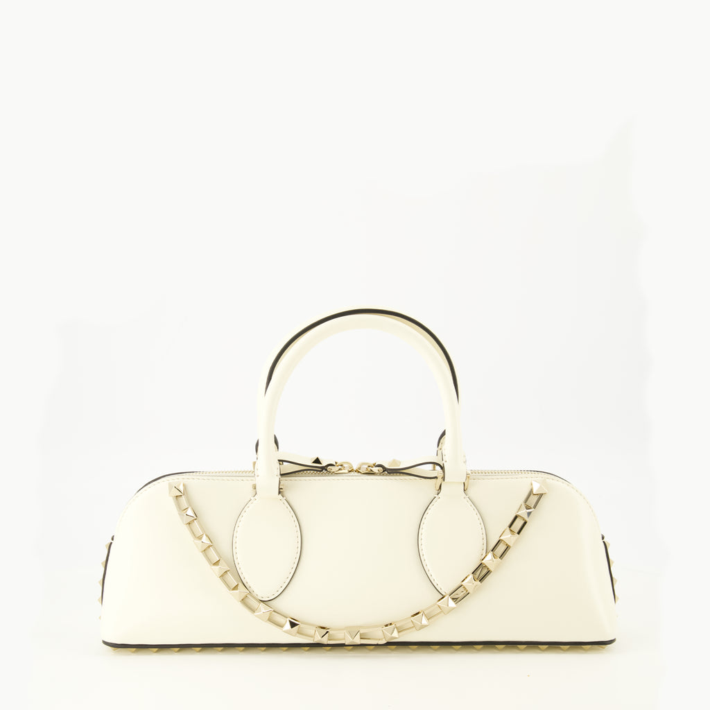Sacs à main et épaule Sac Rockstud East-West blanc Valentino Garavani Blanc Femme