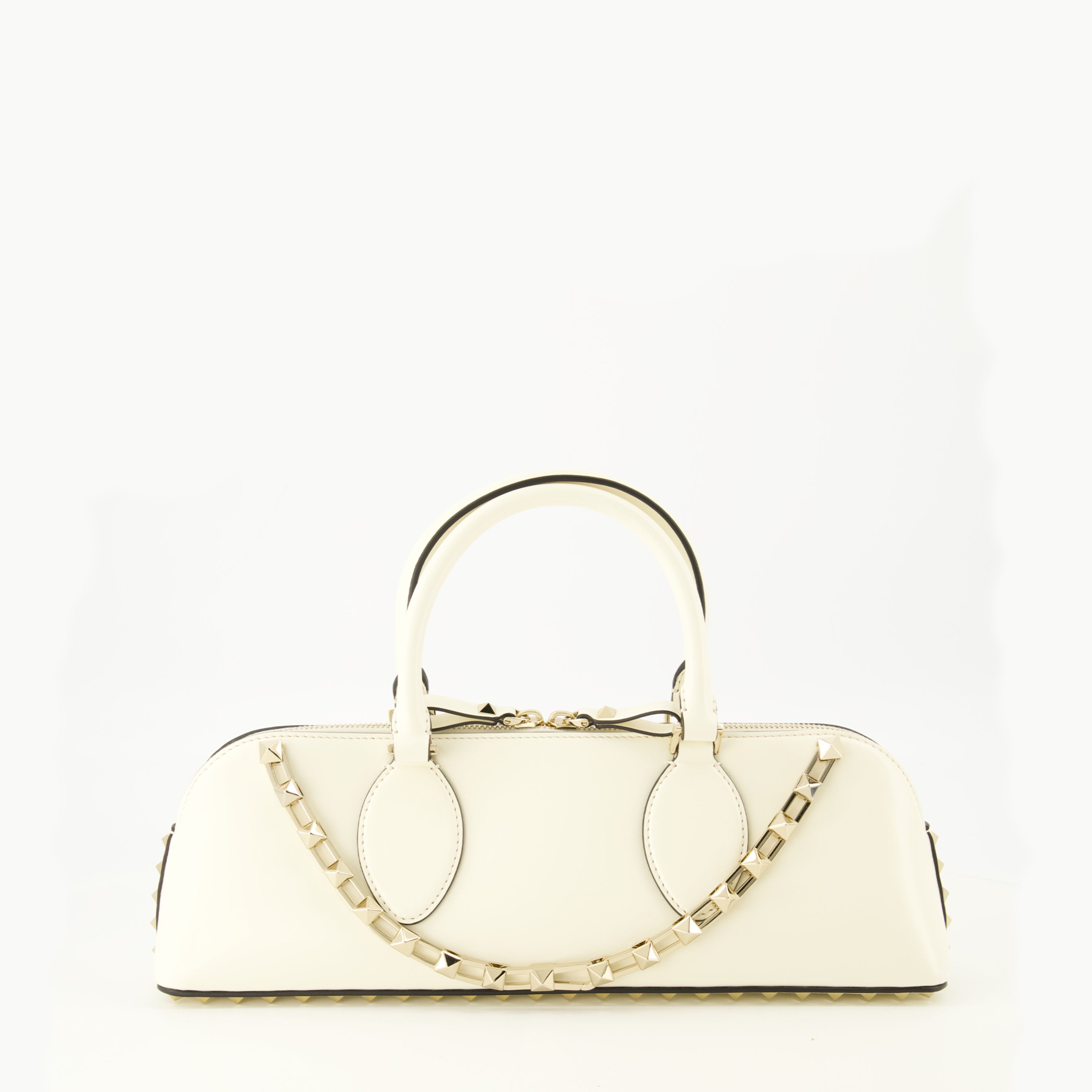 Sacs à main et épaule Rockstud East-West White Bag Valentino Garavani Blanc Femme
