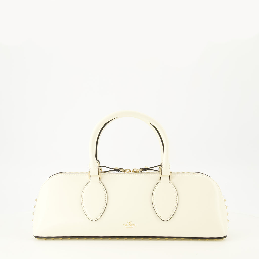 Sacs à main et épaule Sac Rockstud East-West blanc Valentino Garavani Blanc Femme