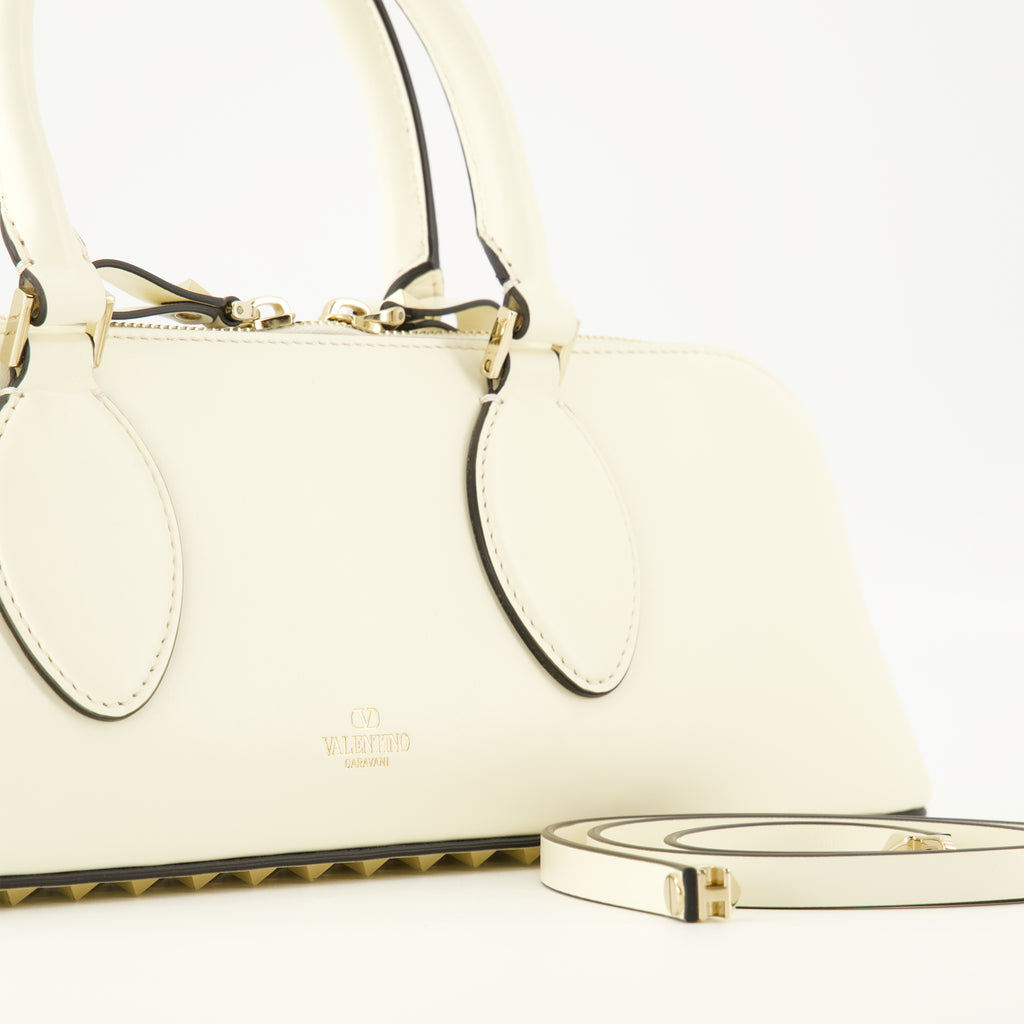 Sacs à main et épaule Sac Rockstud East-West blanc Valentino Garavani Blanc Femme