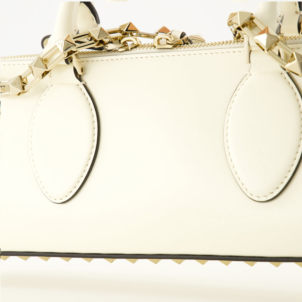 Sacs à main et épaule Sac Rockstud East-West blanc Valentino Garavani Blanc Femme