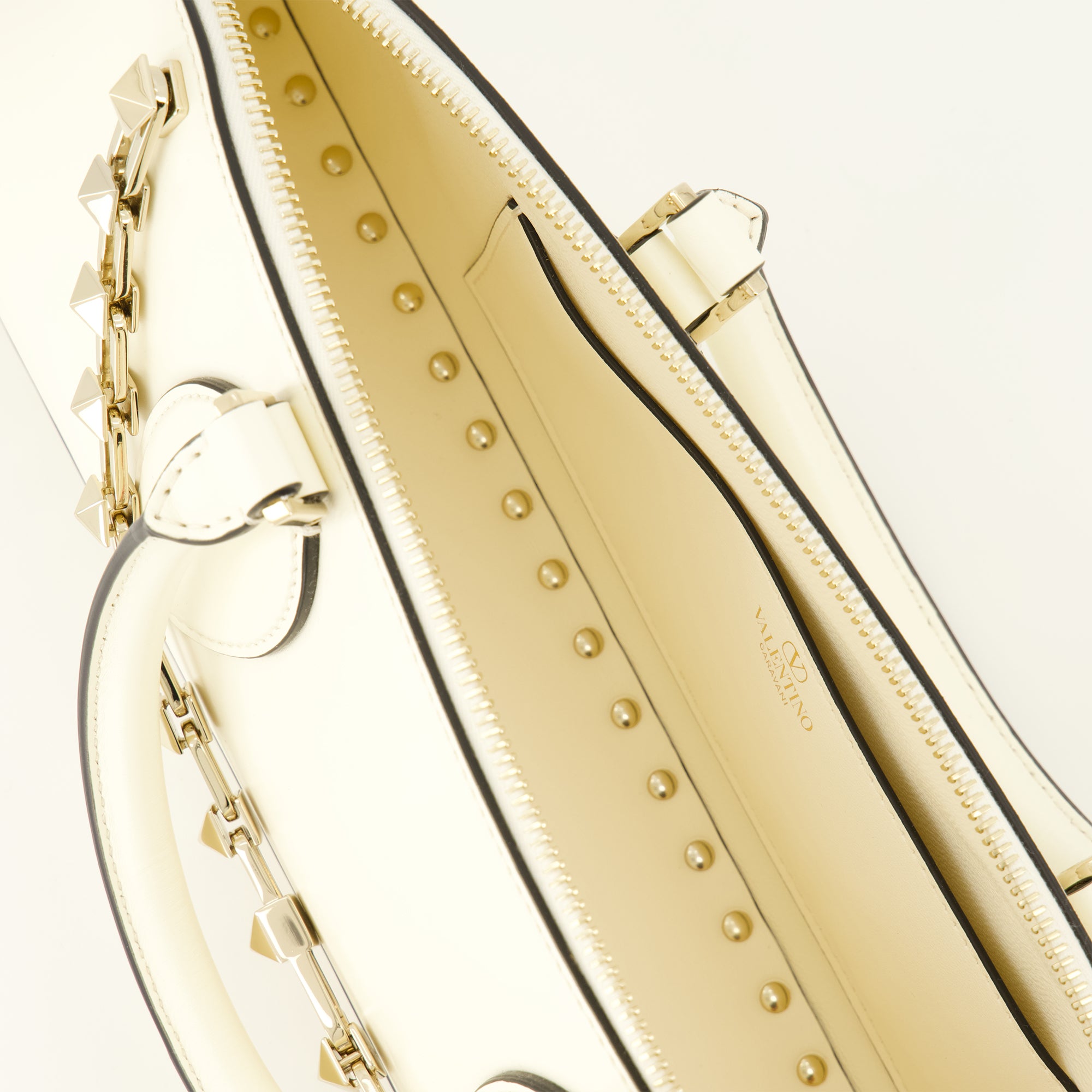 Sacs à main et épaule Rockstud East-West White Bag Valentino Garavani Blanc Femme