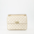 Sacs à main et épaule Sac Rockstud Spike Valentino Garavani Beige Femme