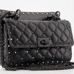 Handtaschen und schultertaschen Sac Rockstud Spike Valentino Garavani Schwarz Femme