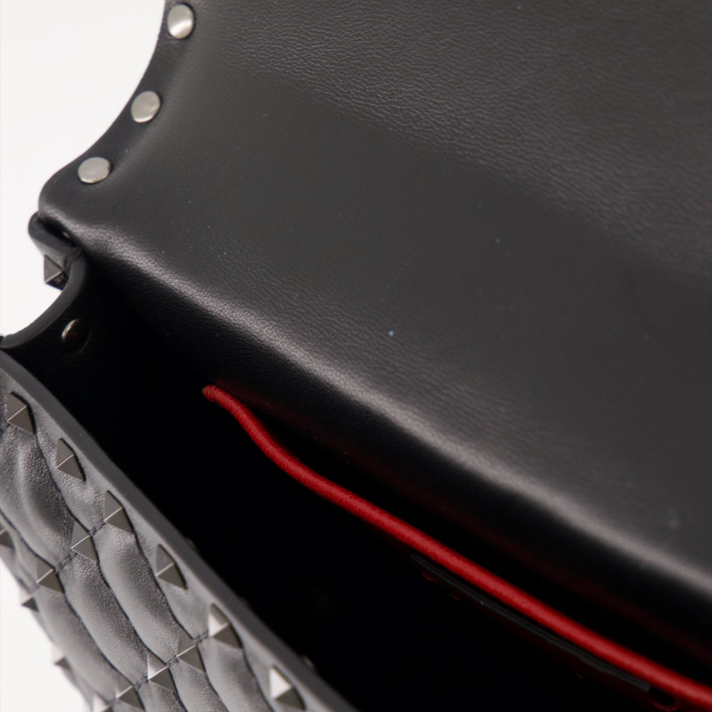 Handtaschen und schultertaschen Sac Rockstud Spike Valentino Garavani Schwarz Femme