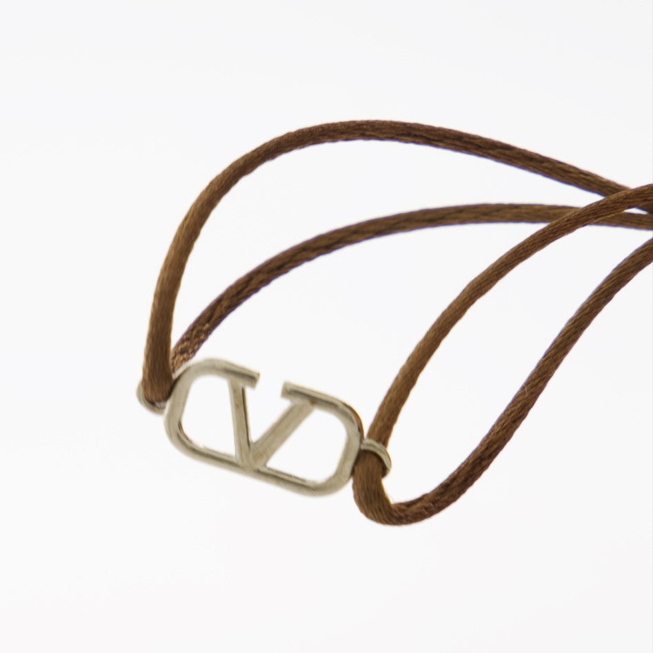 Joyería Bracelet VLogo en coton Valentino Garavani Marrón Homme