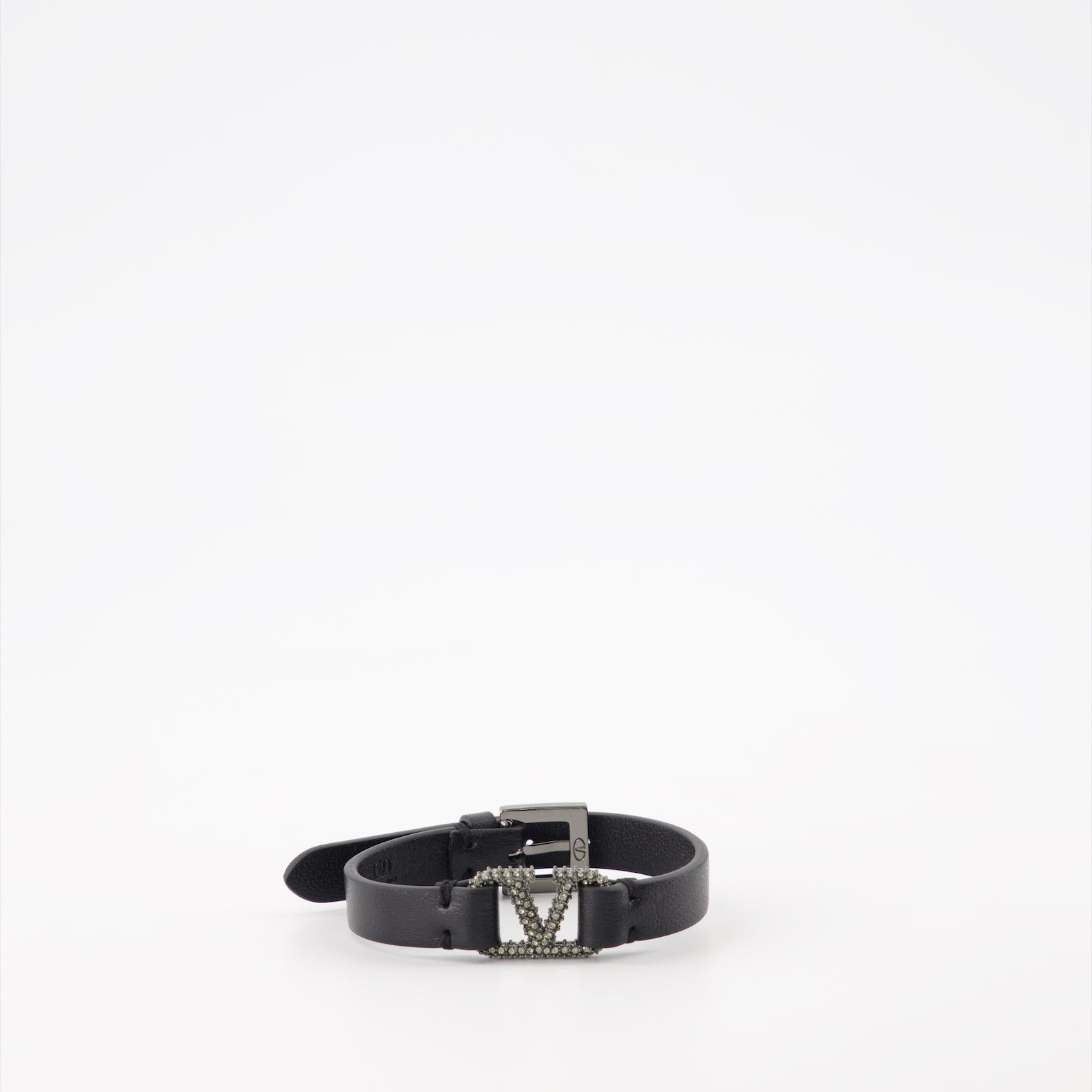 Bijoux Bracelet à cristaux VLogo Signature Valentino Garavani Noir Femme