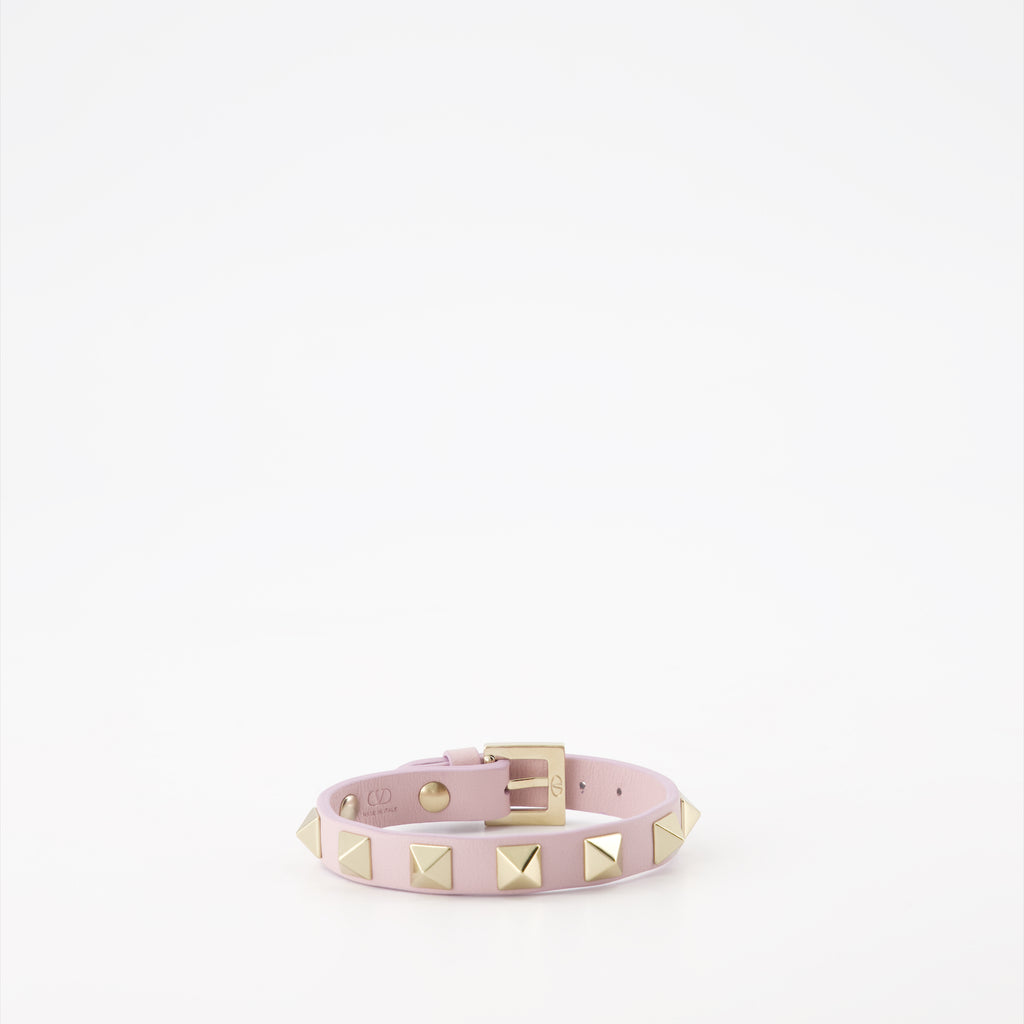 Bijoux Bracelet Rockstud Valentino Garavani Rose Femme