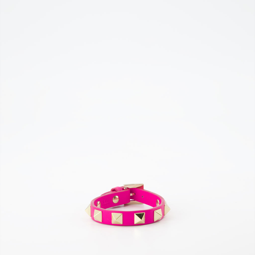 Joyería Bracelet Rockstud Valentino Garavani Rosa Femme