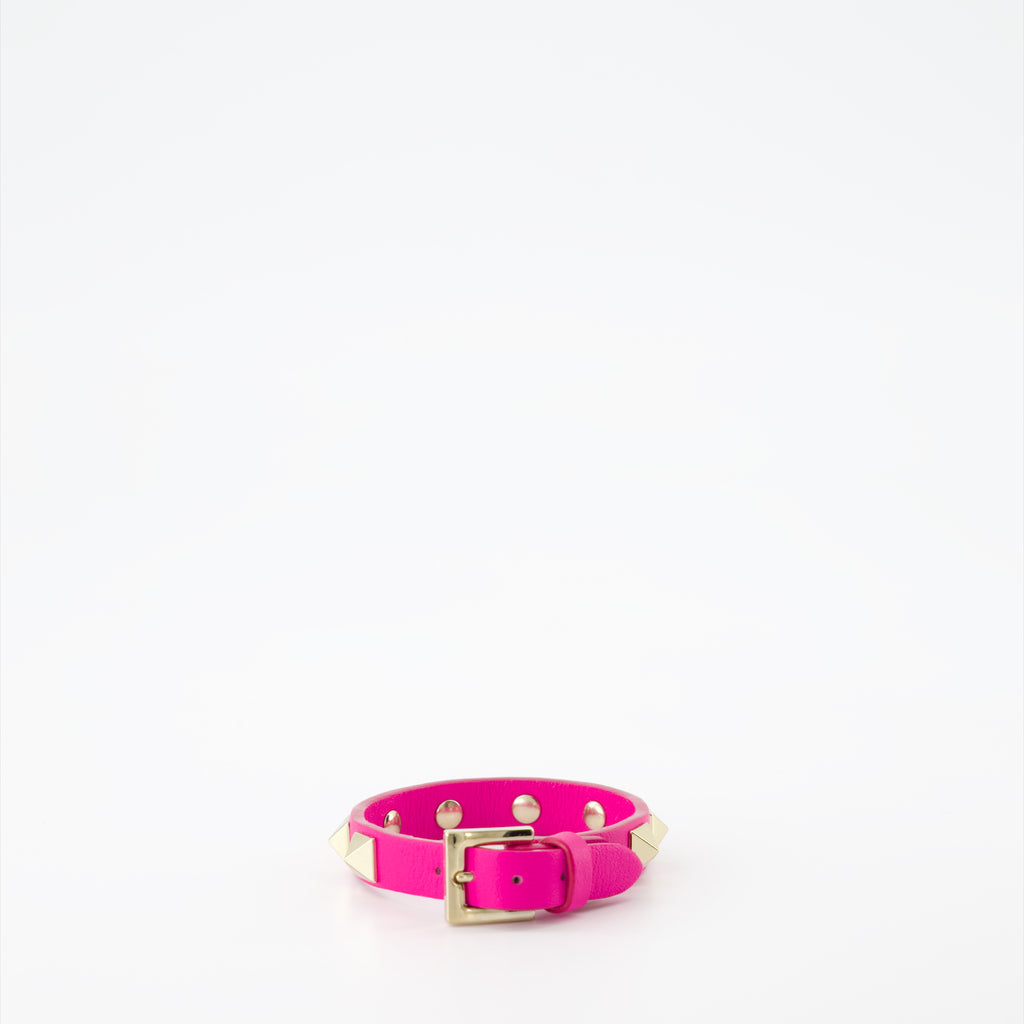 Joyería Bracelet Rockstud Valentino Garavani Rosa Femme