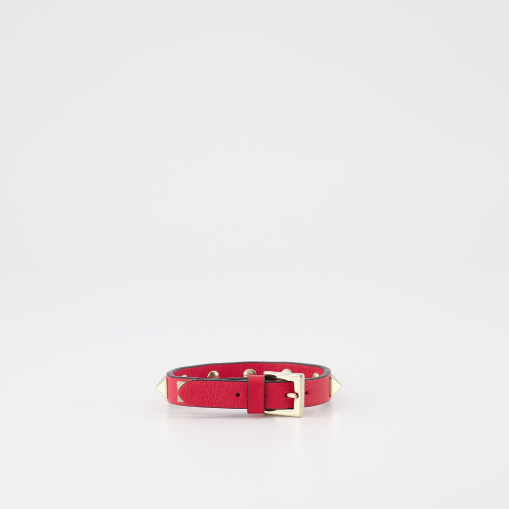 Bijoux Bracelet Rockstud Valentino Garavani Rouge Femme
