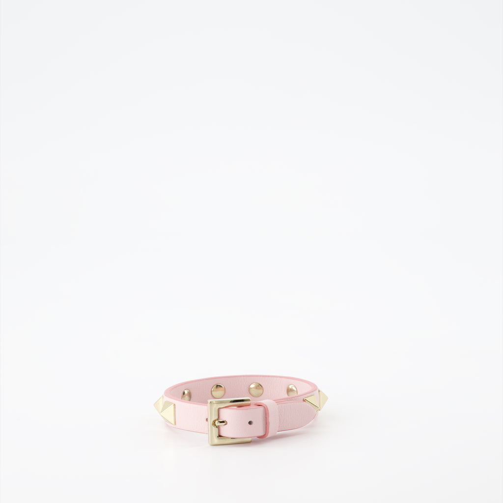 Joyería Bracelet Rockstud Valentino Garavani Rosa Femme